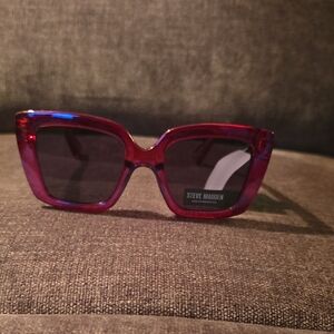 Steve Madden Fuschia Red Sunglasses